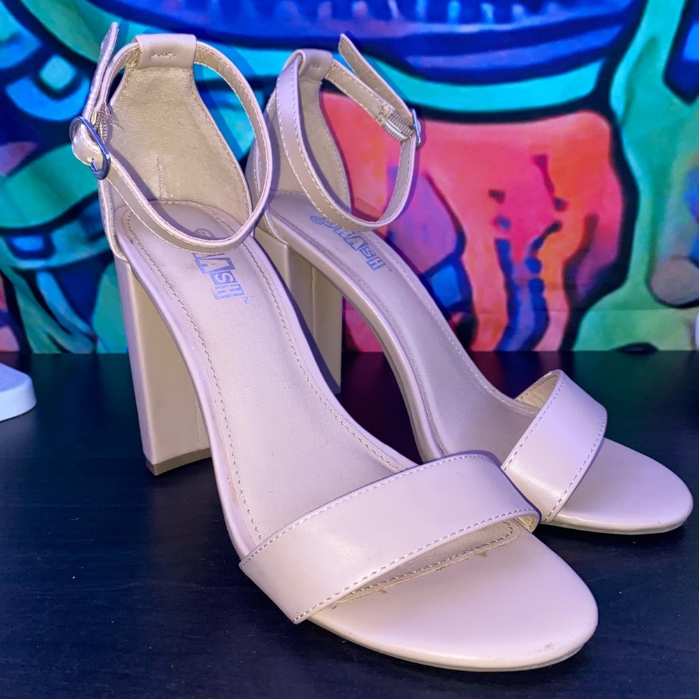 Brash heels nude size 7 1/2